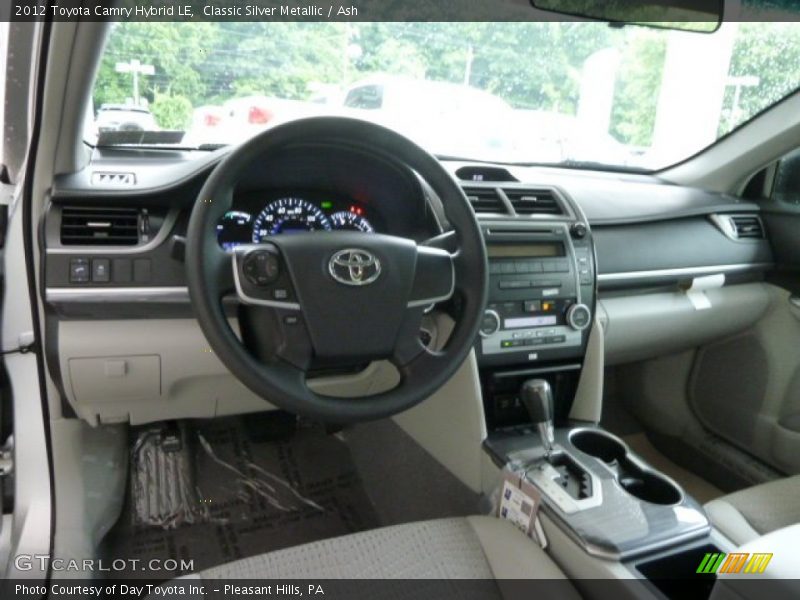 Classic Silver Metallic / Ash 2012 Toyota Camry Hybrid LE