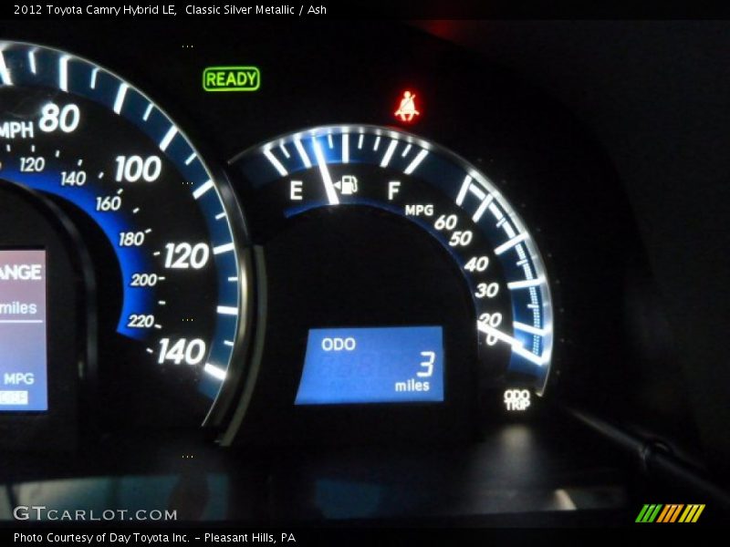 Classic Silver Metallic / Ash 2012 Toyota Camry Hybrid LE