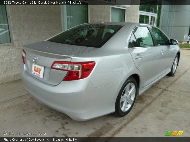 Classic Silver Metallic / Black/Ash 2012 Toyota Camry SE