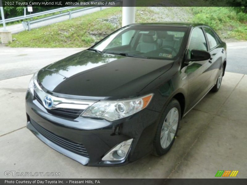 Attitude Black Metallic / Ash 2012 Toyota Camry Hybrid XLE