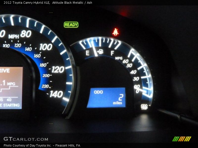 Attitude Black Metallic / Ash 2012 Toyota Camry Hybrid XLE