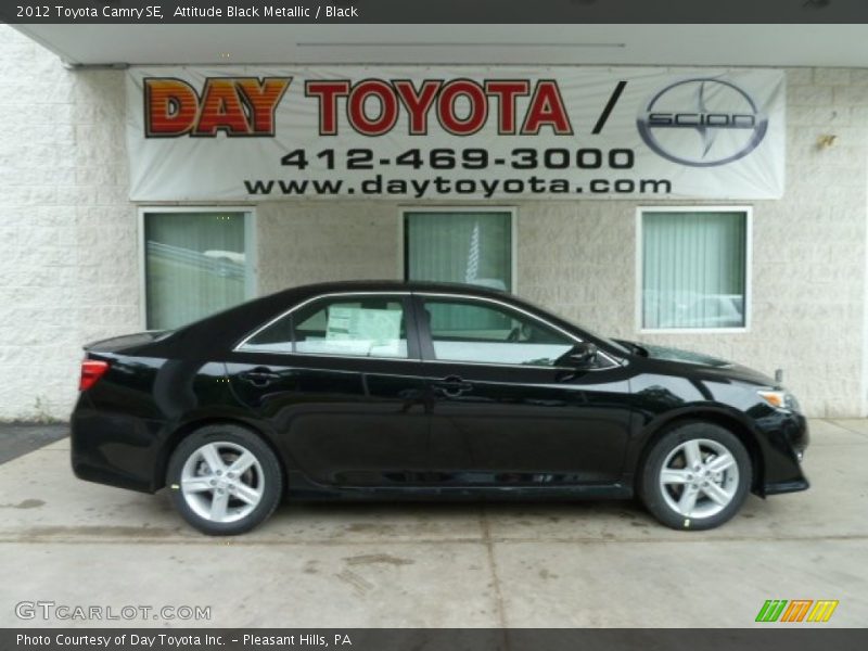 Attitude Black Metallic / Black 2012 Toyota Camry SE