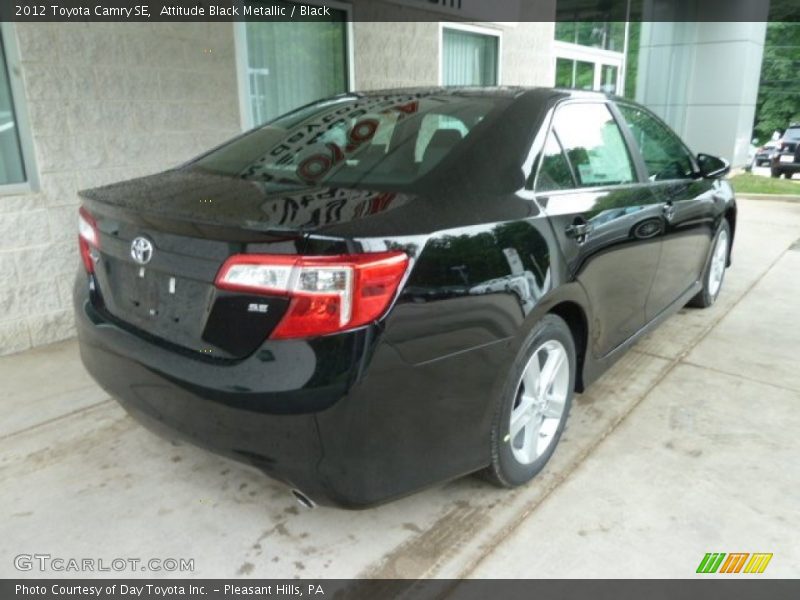 Attitude Black Metallic / Black 2012 Toyota Camry SE