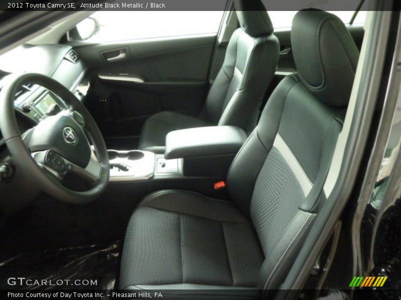 Attitude Black Metallic / Black 2012 Toyota Camry SE
