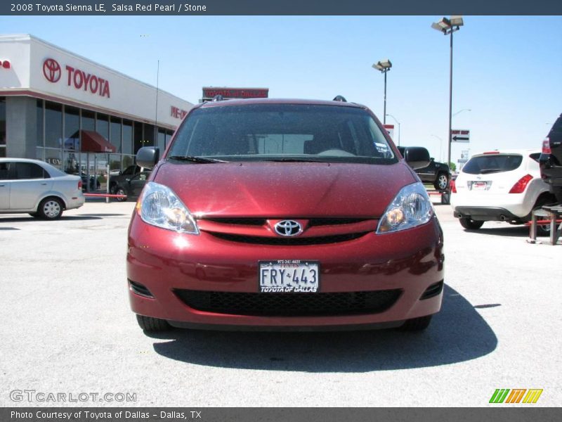 Salsa Red Pearl / Stone 2008 Toyota Sienna LE