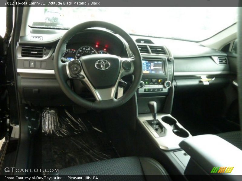 Attitude Black Metallic / Black 2012 Toyota Camry SE