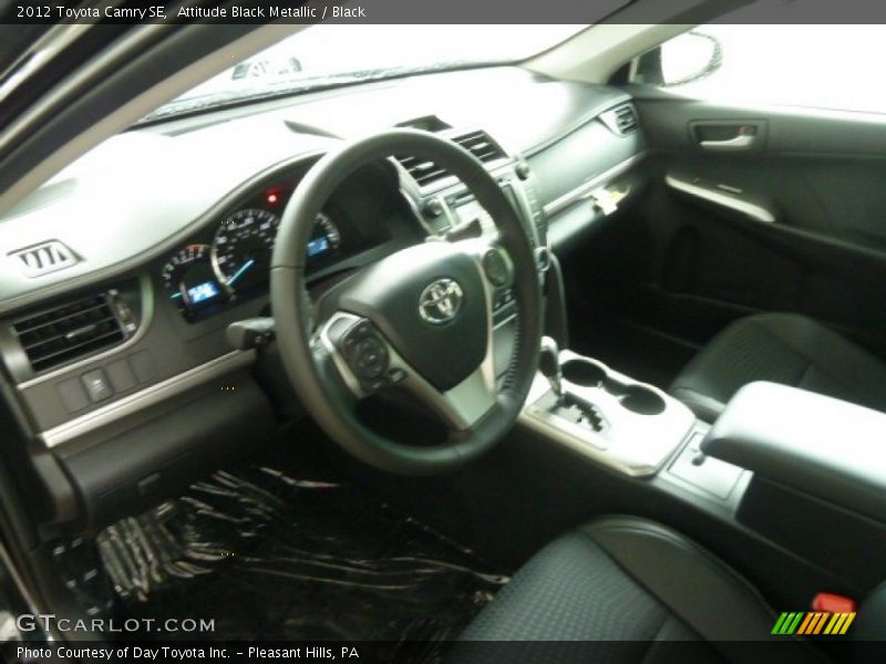 Attitude Black Metallic / Black 2012 Toyota Camry SE