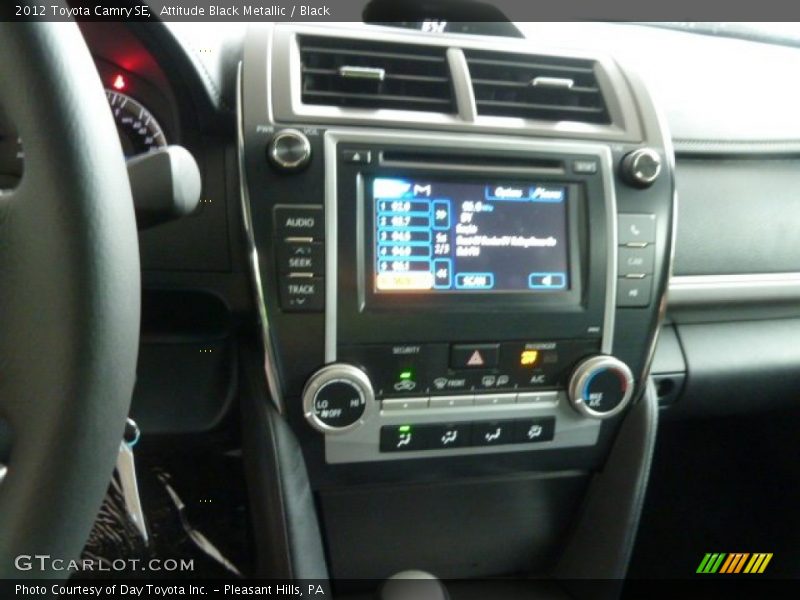 Attitude Black Metallic / Black 2012 Toyota Camry SE