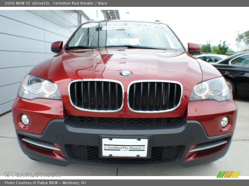Vermillion Red Metallic / Black 2009 BMW X5 xDrive30i