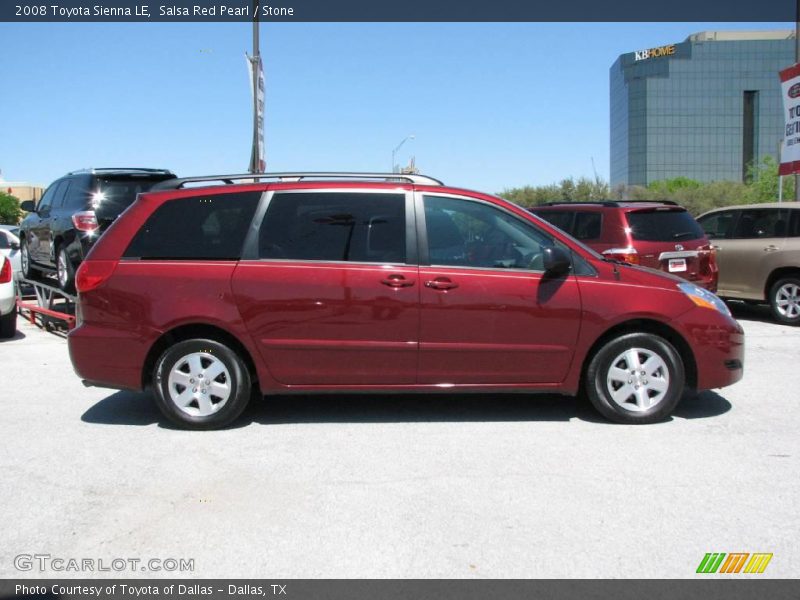 Salsa Red Pearl / Stone 2008 Toyota Sienna LE