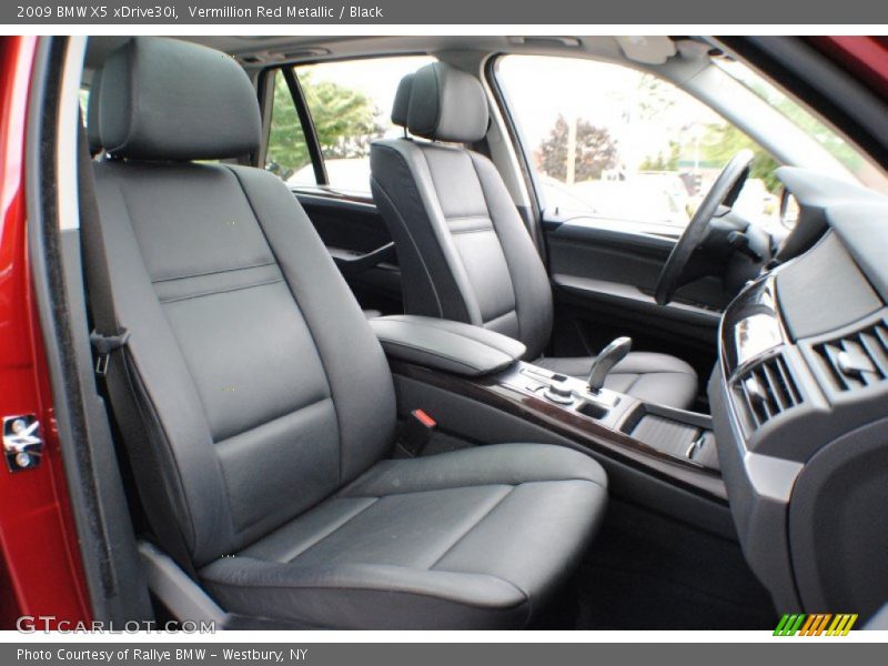 Vermillion Red Metallic / Black 2009 BMW X5 xDrive30i