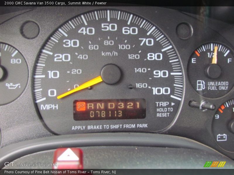 Summit White / Pewter 2000 GMC Savana Van 3500 Cargo