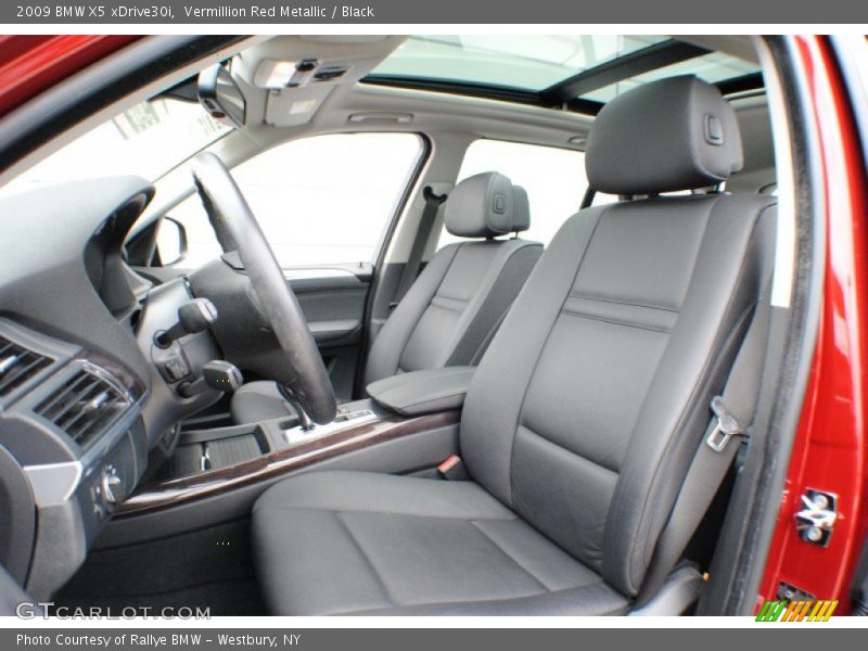 Vermillion Red Metallic / Black 2009 BMW X5 xDrive30i