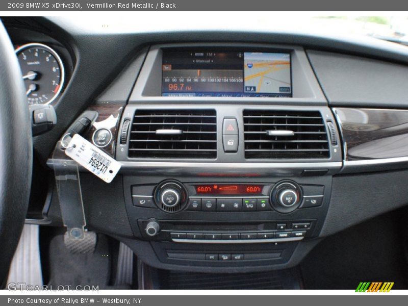 Vermillion Red Metallic / Black 2009 BMW X5 xDrive30i