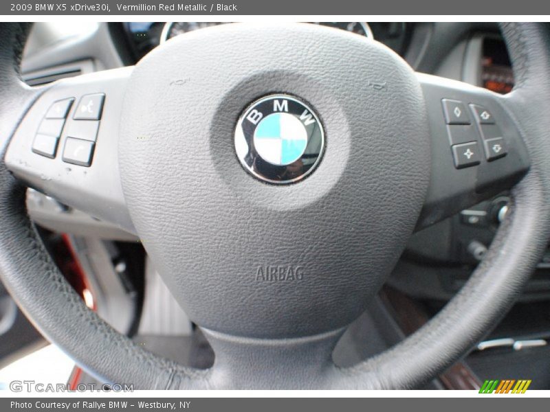 Vermillion Red Metallic / Black 2009 BMW X5 xDrive30i