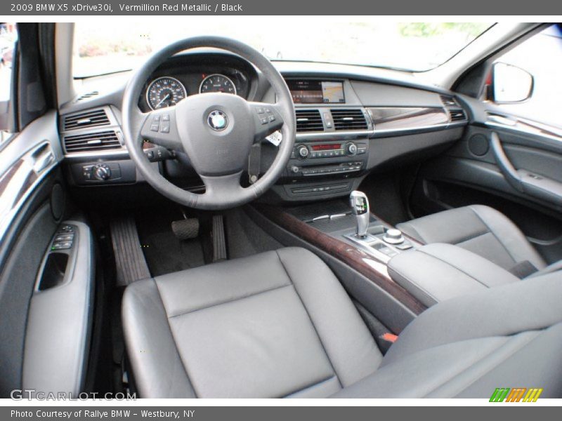 Vermillion Red Metallic / Black 2009 BMW X5 xDrive30i