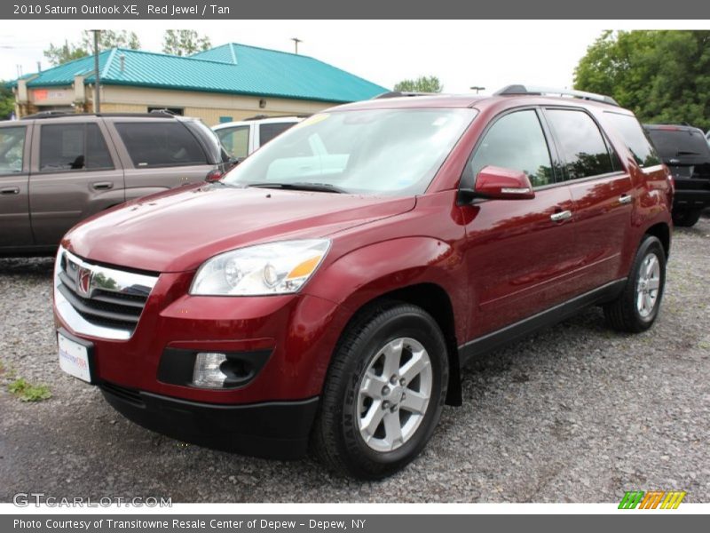 Red Jewel / Tan 2010 Saturn Outlook XE
