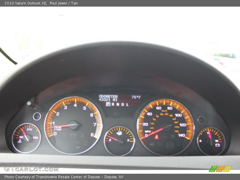  2010 Outlook XE XE Gauges