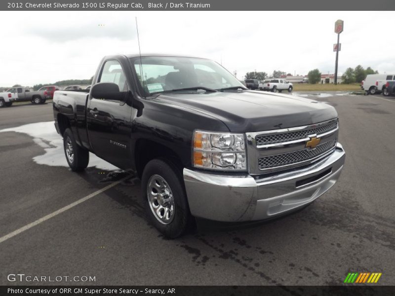 Black / Dark Titanium 2012 Chevrolet Silverado 1500 LS Regular Cab