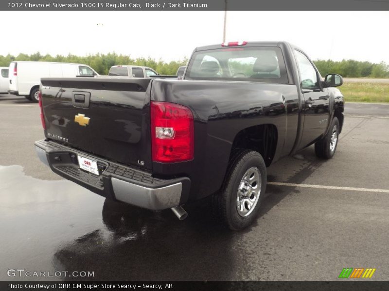 Black / Dark Titanium 2012 Chevrolet Silverado 1500 LS Regular Cab