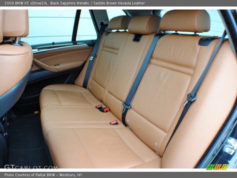 Black Sapphire Metallic / Saddle Brown Nevada Leather 2009 BMW X5 xDrive30i