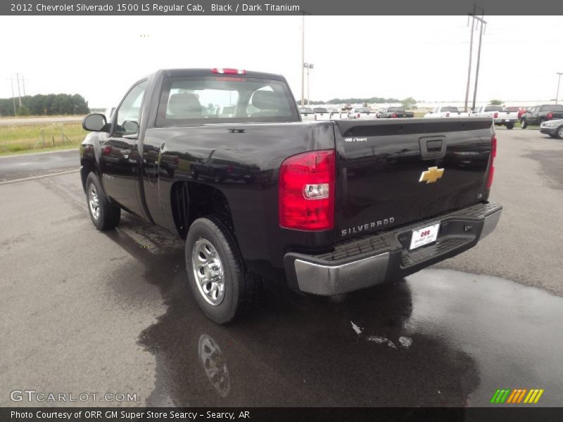 Black / Dark Titanium 2012 Chevrolet Silverado 1500 LS Regular Cab