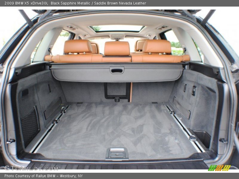 Black Sapphire Metallic / Saddle Brown Nevada Leather 2009 BMW X5 xDrive30i