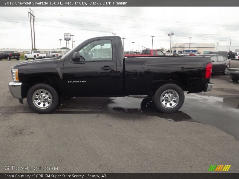 Black / Dark Titanium 2012 Chevrolet Silverado 1500 LS Regular Cab