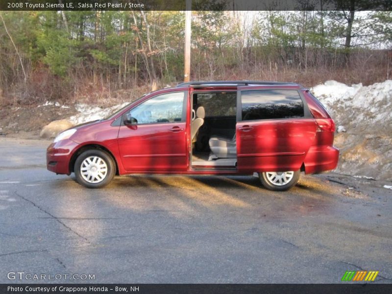 Salsa Red Pearl / Stone 2008 Toyota Sienna LE
