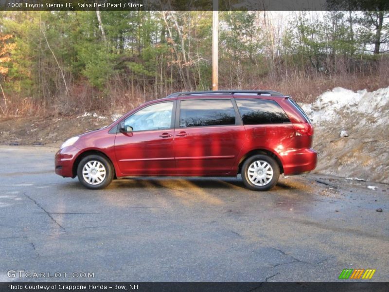 Salsa Red Pearl / Stone 2008 Toyota Sienna LE