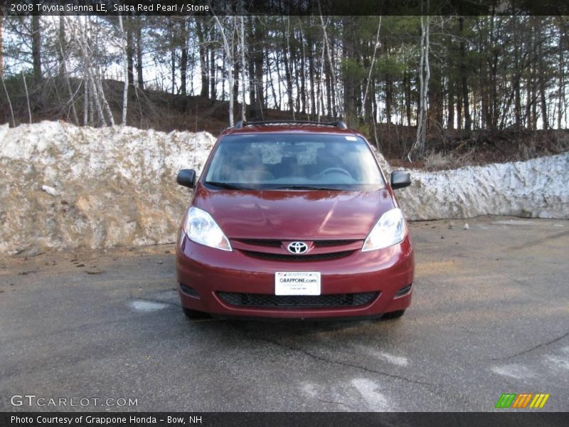 Salsa Red Pearl / Stone 2008 Toyota Sienna LE