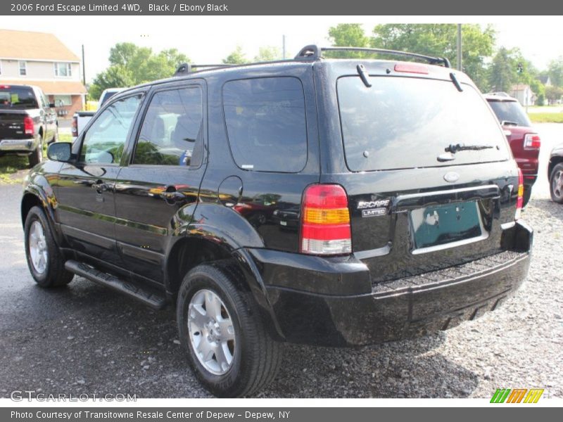 Black / Ebony Black 2006 Ford Escape Limited 4WD