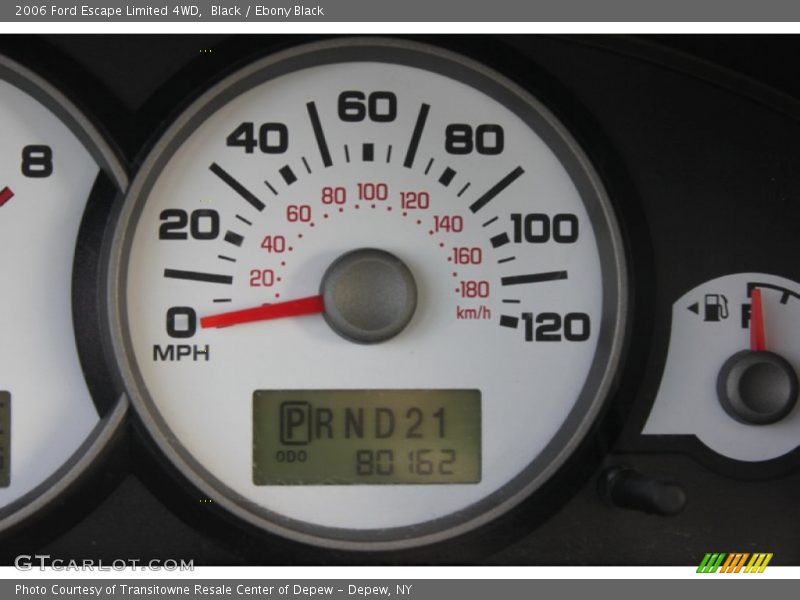 Black / Ebony Black 2006 Ford Escape Limited 4WD