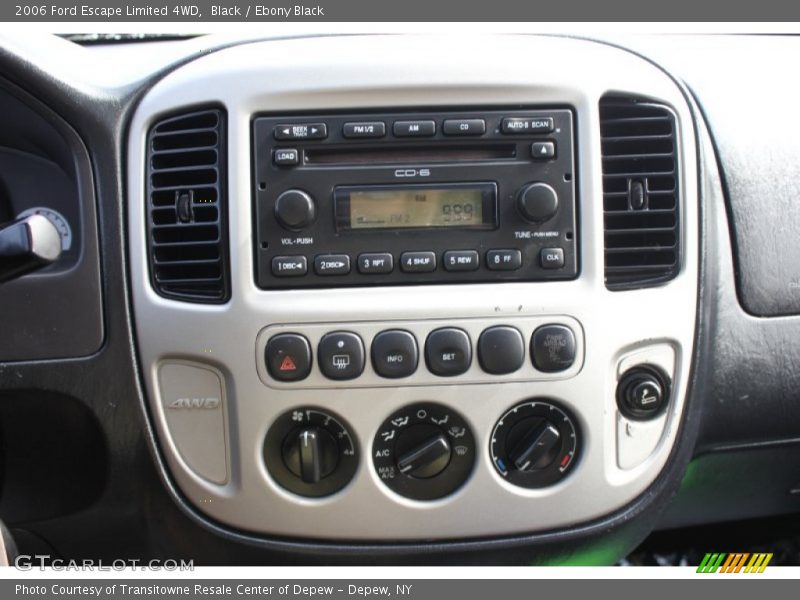 Black / Ebony Black 2006 Ford Escape Limited 4WD