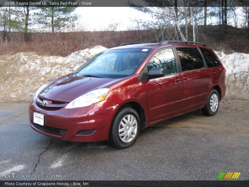 Salsa Red Pearl / Stone 2008 Toyota Sienna LE