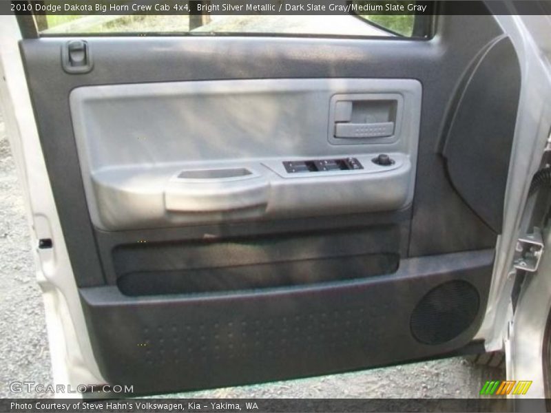 Bright Silver Metallic / Dark Slate Gray/Medium Slate Gray 2010 Dodge Dakota Big Horn Crew Cab 4x4