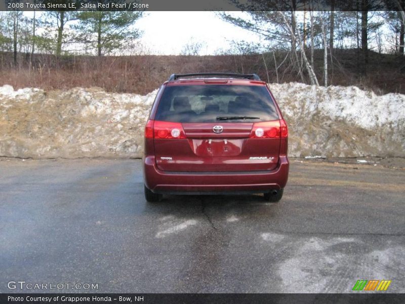 Salsa Red Pearl / Stone 2008 Toyota Sienna LE