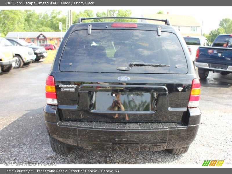 Black / Ebony Black 2006 Ford Escape Limited 4WD