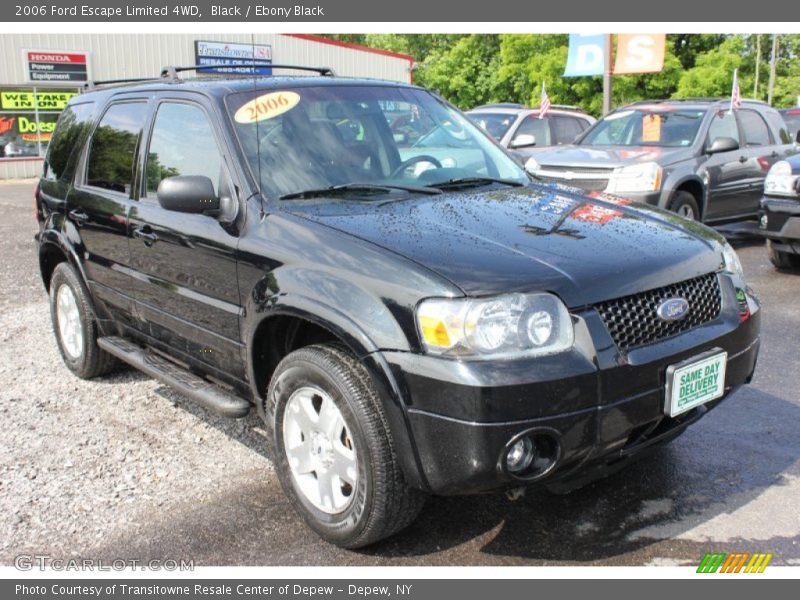 Black / Ebony Black 2006 Ford Escape Limited 4WD