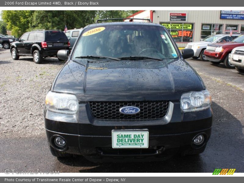 Black / Ebony Black 2006 Ford Escape Limited 4WD