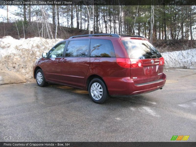 Salsa Red Pearl / Stone 2008 Toyota Sienna LE