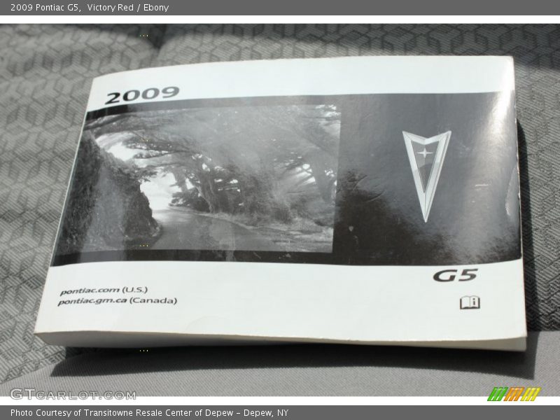 Victory Red / Ebony 2009 Pontiac G5