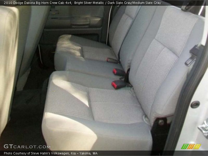 Bright Silver Metallic / Dark Slate Gray/Medium Slate Gray 2010 Dodge Dakota Big Horn Crew Cab 4x4