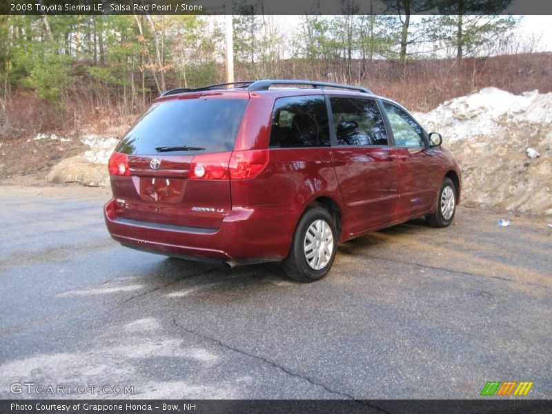 Salsa Red Pearl / Stone 2008 Toyota Sienna LE