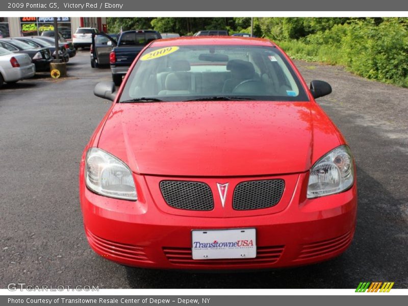 Victory Red / Ebony 2009 Pontiac G5