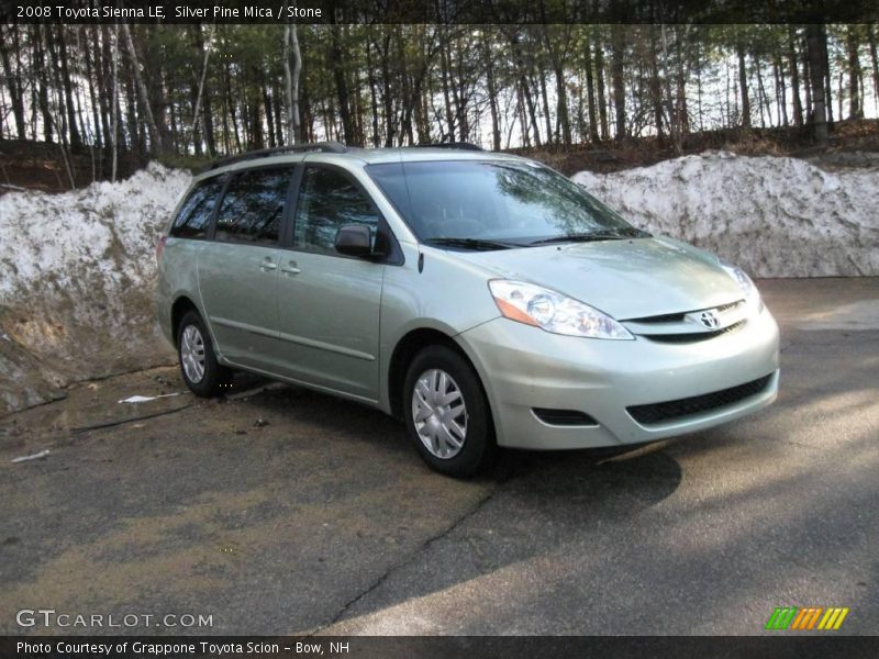 Silver Pine Mica / Stone 2008 Toyota Sienna LE