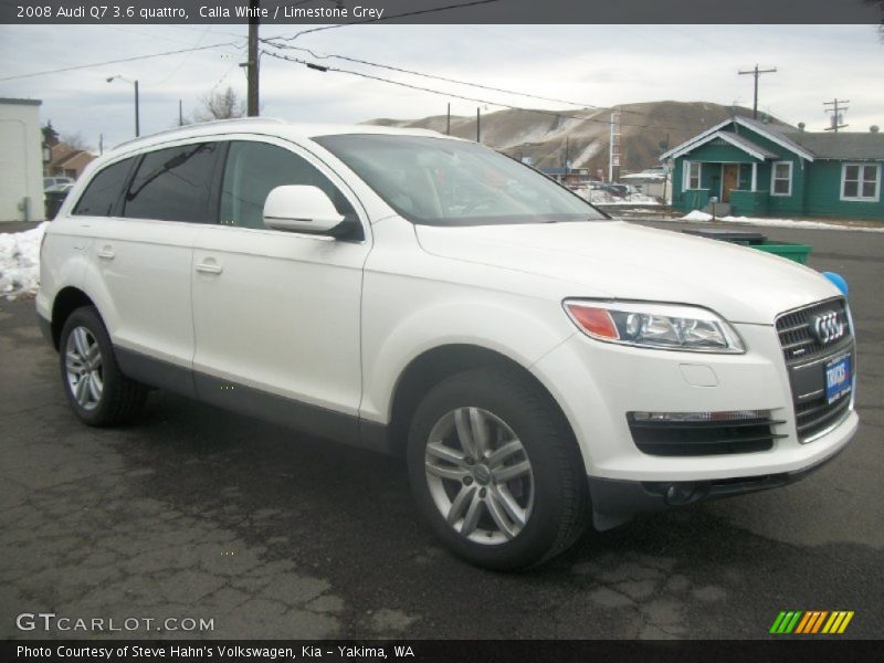 Calla White / Limestone Grey 2008 Audi Q7 3.6 quattro