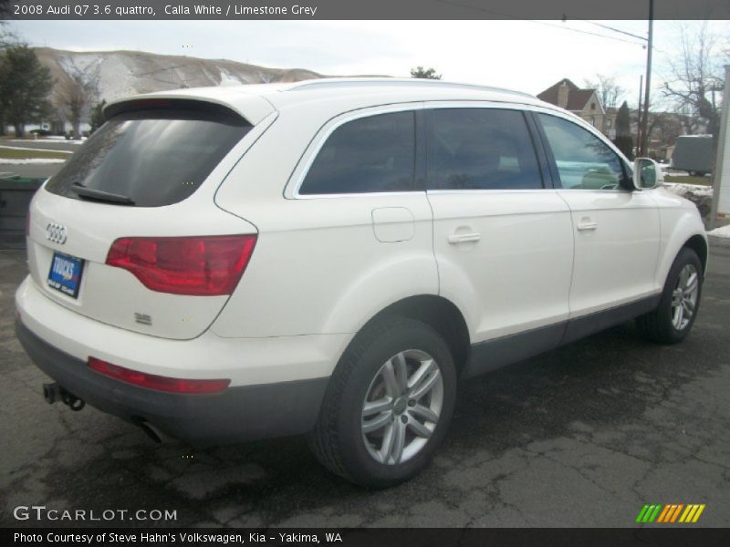 Calla White / Limestone Grey 2008 Audi Q7 3.6 quattro