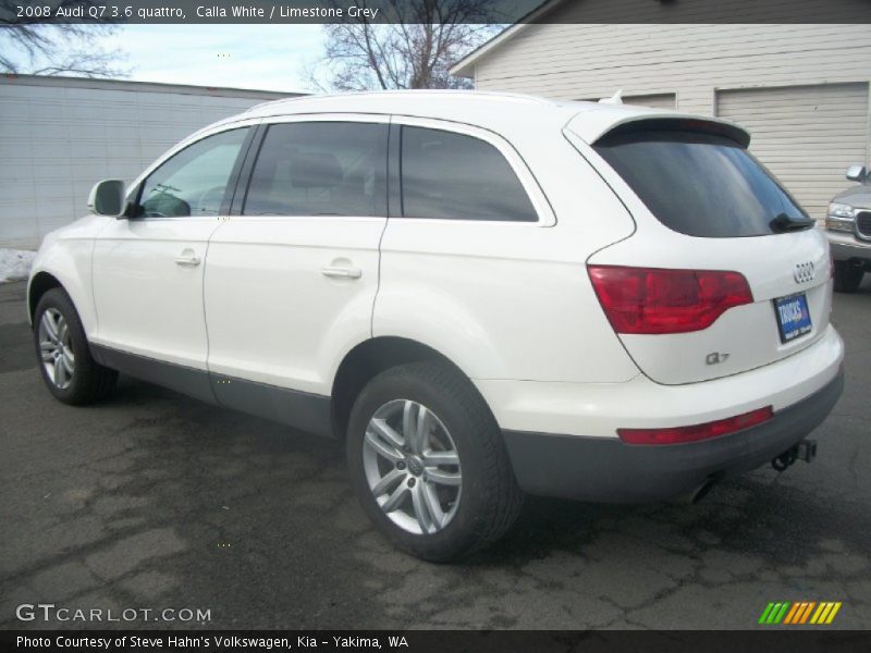 Calla White / Limestone Grey 2008 Audi Q7 3.6 quattro