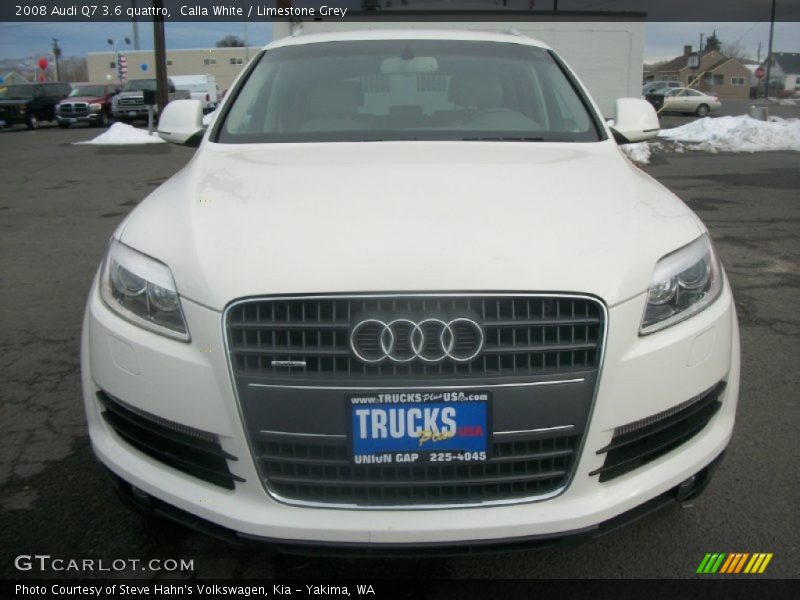 Calla White / Limestone Grey 2008 Audi Q7 3.6 quattro